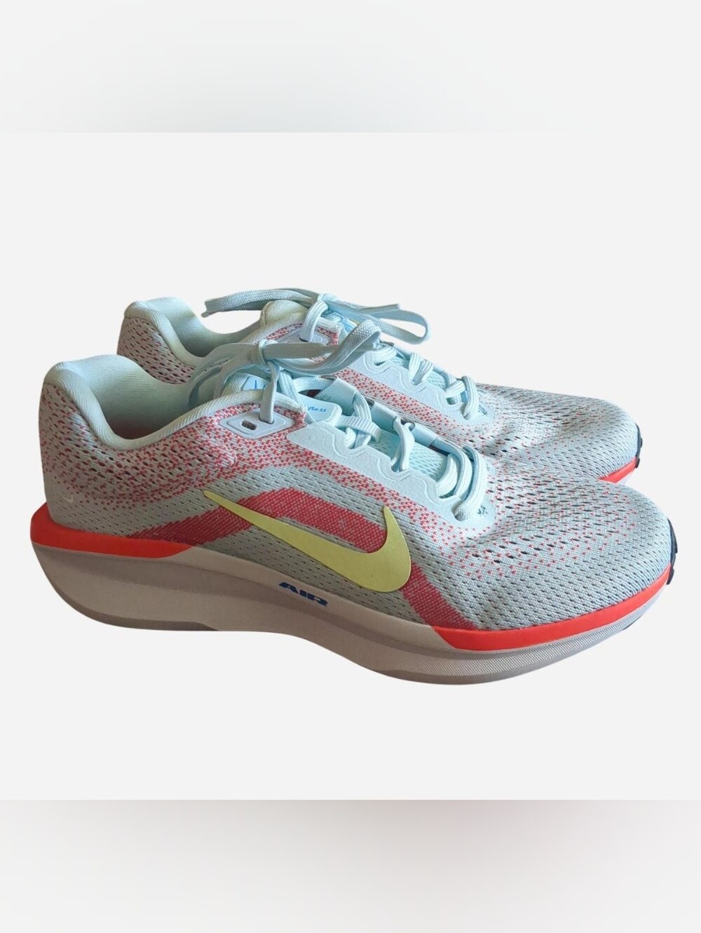 Nike Air Winflo 11 Glacier Blue Crimson Running Shoes FJ9510-402 Sneaker 8.5 - Picture 10 of 16